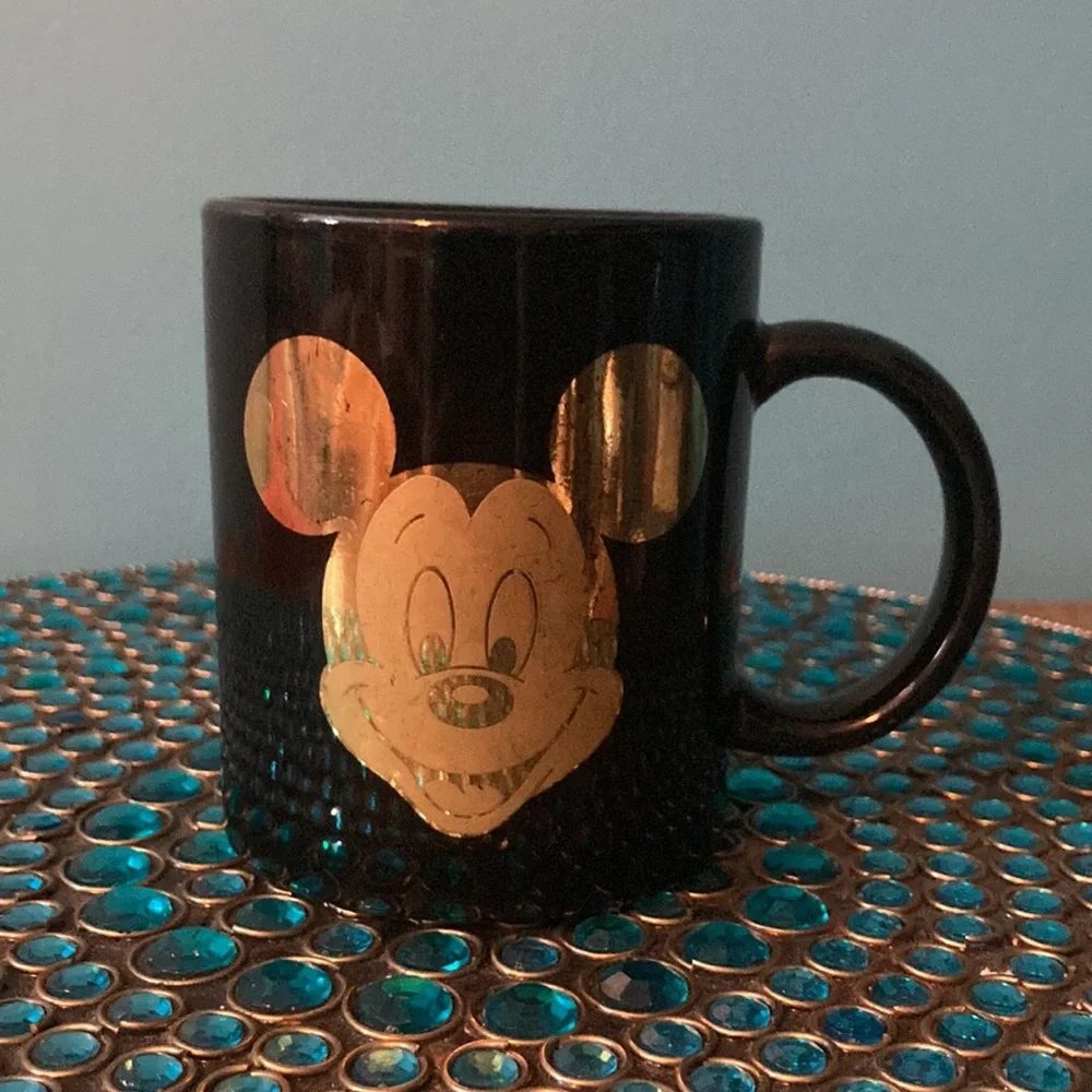 Disney Mickey and Minnie Mouse Mug Trio - Black, Light Blue, Pink - Picture 2 of 12